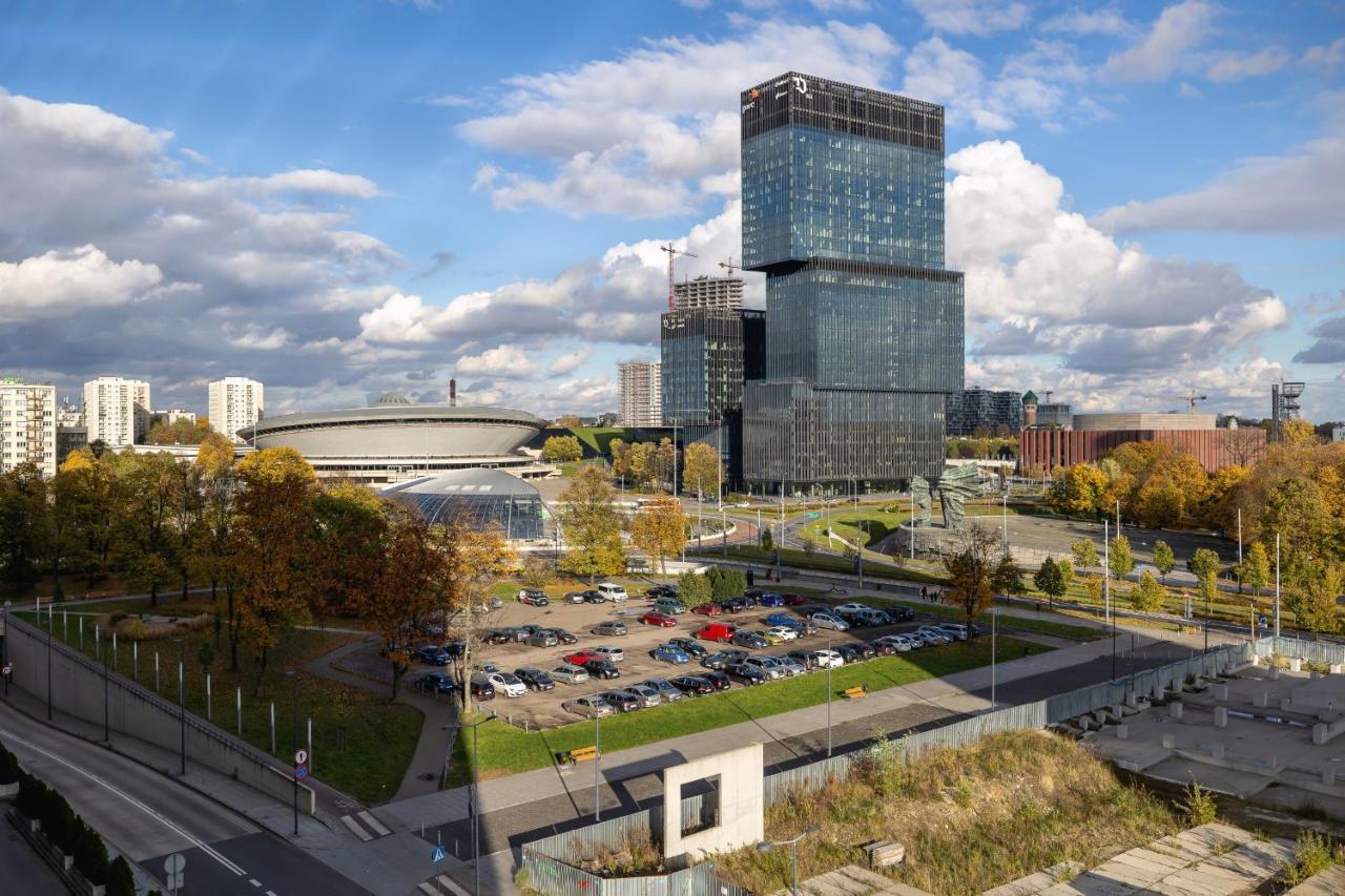 Korfantego Stylish Apartment With City View Spodek Katowice By Noclegi Renters Ngoại thất bức ảnh
